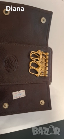 Кожено протмоне за монети и ключове, снимка 2 - Портфейли, портмонета - 53727657