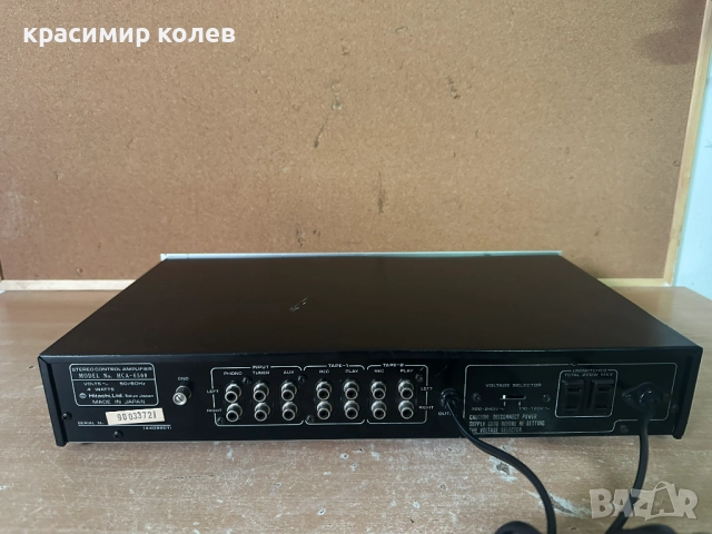 предусилвател "HITACHI HCA-6500", снимка 7 - Ресийвъри, усилватели, смесителни пултове - 52592056