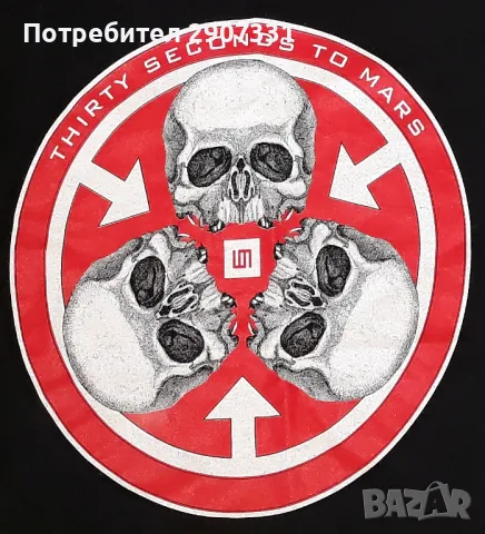 Тениска групи 30 Seconds to Mars. тур 2011, снимка 3 - Тениски - 46912251