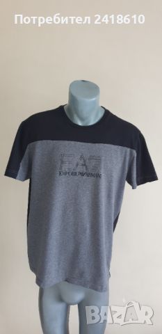 Emporio Armani EA7 Cotton Mens Size L ОРИГИНАЛ! Мъжка Тениска!, снимка 5 - Тениски - 45529662