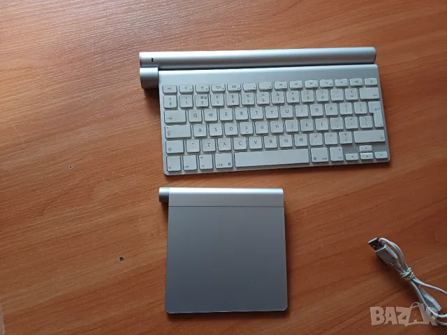 Apple magic keyboard + trackpad + magic charger, снимка 1 - Клавиатури и мишки - 47287686