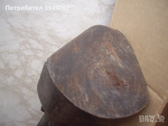 Стара дървена статуетка ., снимка 3 - Антикварни и старинни предмети - 53862636