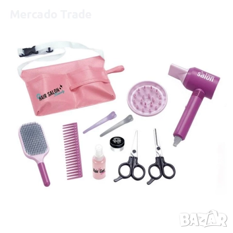 Комплект за фризьорство и грижа за коса за момиче с аксесоари - 11 части