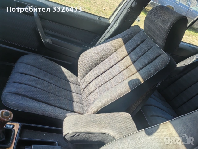 Перфектен черен салон за Мерцедес 190 , снимка 3 - Автомобили и джипове - 53665078