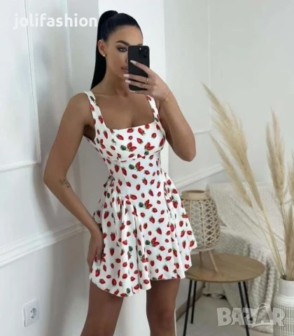 Рокля с череши, снимка 15 - Рокли - 46404079