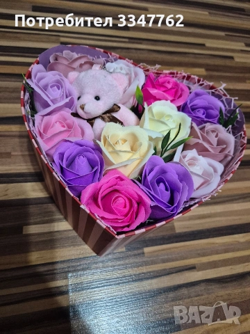 Сапунени рози , снимка 7 - Изкуствени цветя - 53458919