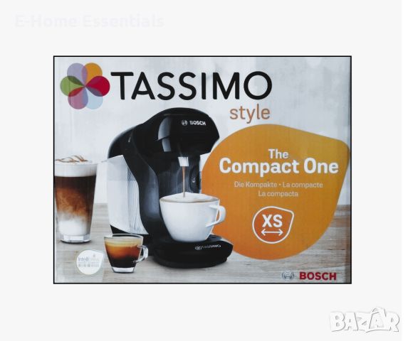 Кафе машина TASSIMO STYLE – The Compact One. BOSCH, снимка 2 - Кафемашини - 45120462
