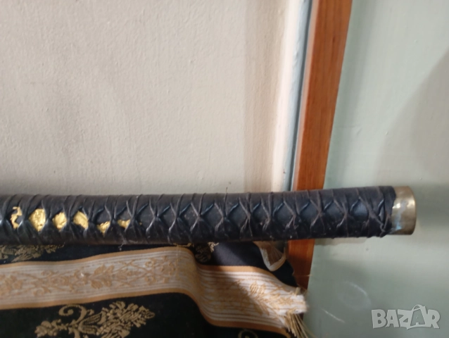 Самурайски меч Катана с дървена ножница, снимка 2 - Декорация за дома - 52499984