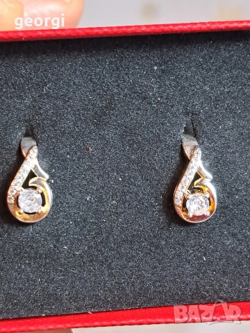 сребърни обеци , снимка 2 - Обеци - 52985384
