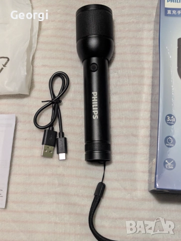 Ултра мощен LED фенер Philips SFL8168, снимка 2 - Прожектори - 52677589