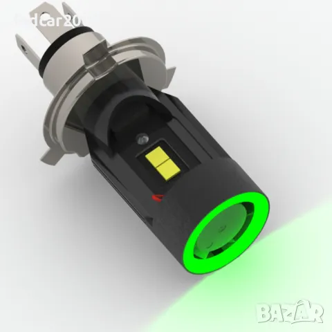 Лед Крушка H4 за Мотоциклети Angel Eyes, снимка 3 - Аксесоари и консумативи - 50297022