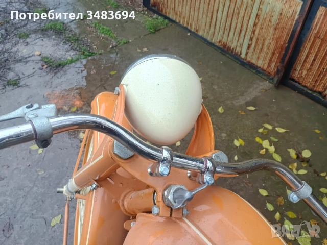 Ретро мотоциклет Киевка, снимка 2 - Колекции - 53601612