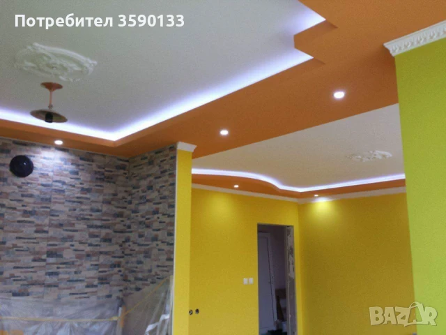 Професионално боядисване и отсичане ,шпакловане,декоративни мазилки и лепене на всакакъв вид тапети, снимка 17 - Бояджийски услуги - 50660214