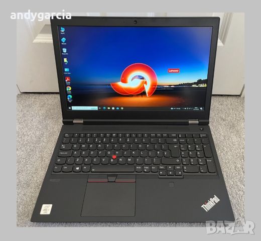  Lenovo ThinkPad P15/Core i7-10750H/16GB RAM/512GB SSD NVMe/NVidia Quadro T1000 4GB/15.6 FullHD IPS , снимка 1 - Лаптопи за работа - 46731827