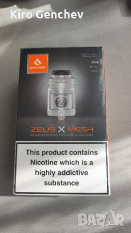 Zeus X Mesh RTA 2ml, снимка 4 - Друга електроника - 46008828