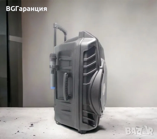 Нова Мощна Караоке Тонколона с 2 безжични микрофони, снимка 4 - Тонколони - 52026807