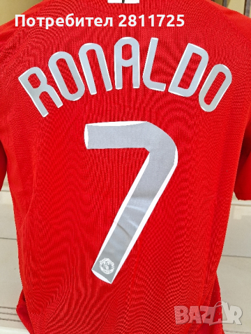 Тениска Роналдо -Манчестър Юнайтед .Ретро легенди., снимка 4 - Футбол - 45008628