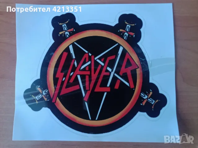 Стикер SLAYER, снимка 1 - Други - 47159805