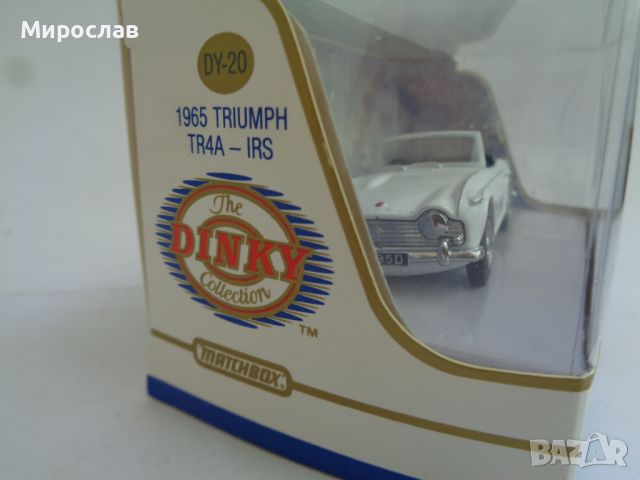 1:43 DINKY MATCHBOX TRIUMPH TR4A 1965 КОЛИЧКА МОДЕЛ, снимка 3 - Колекции - 46157013