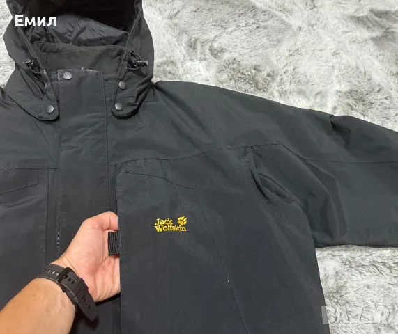 Мъжко водоустойчиво яке Jack Wolfskin 10 000мм, Размер XXL, снимка 2 - Якета - 47043749