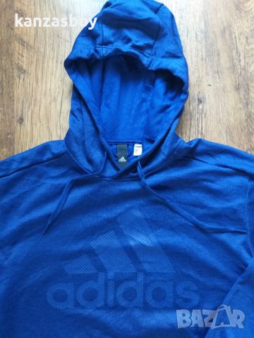 adidas TI FLC PO LOGO - страхотно мъжко горнище Л , снимка 2 - Спортни дрехи, екипи - 45625946