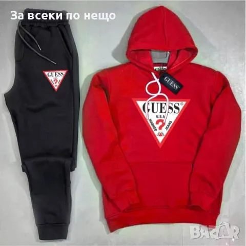 Мъжки спортен комплект Guess - Налични различни цветове Код V33, снимка 5 - Спортни дрехи, екипи - 48108046