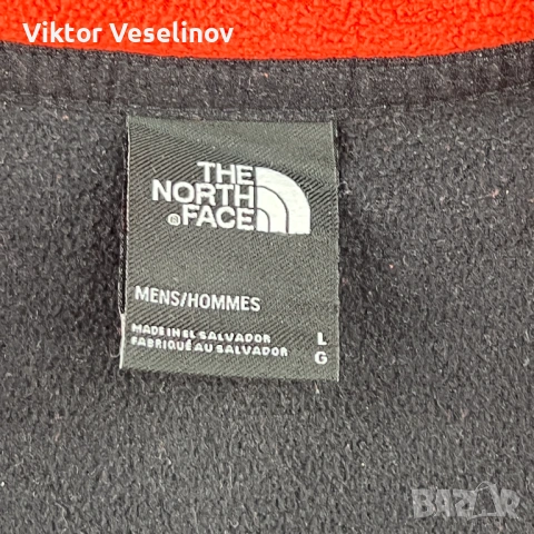 The North Face TKA Glacier Мъжка Блуза Полар Размер L Термо Orange Black, снимка 4 - Тениски - 53757613