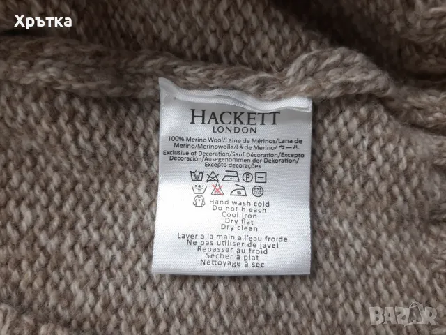 Hackett Mayfair - Оригинален мъжки пуловер размер L, снимка 6 - Пуловери - 48119829