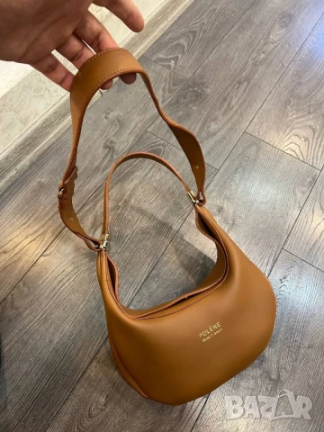 чанта от естествена кожа polene, снимка 5 - Чанти - 50746012