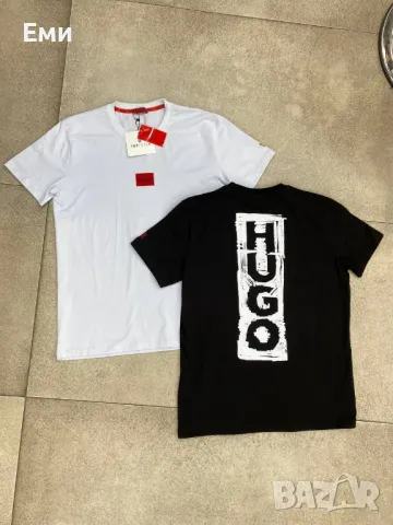 Мъжки луксозни тениски HUGO BOSS Dsquared2 Burberry Moschino Nike , снимка 2 - Тениски - 50158566
