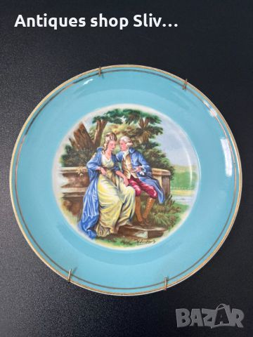 Порцеланова ренесансова чиния. №5459, снимка 1 - Антикварни и старинни предмети - 46080419