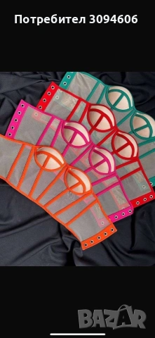 Страхотно цветно бюстие, снимка 2 - Корсети, бюстиета, топове - 53599485