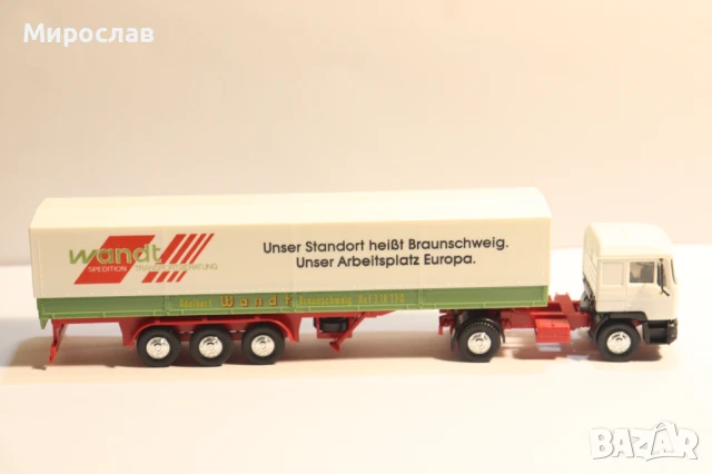 HERPA H0 1/87 MAN ВЛЕКАЧ KАМИОН МОДЕЛ TIR, снимка 5 - Колекции - 51074020