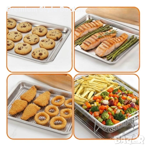 Кошница за печене с тава Cheffinger CF-FB35 - Еър Фрайър ефект за фурна, снимка 7 - Други - 53891426