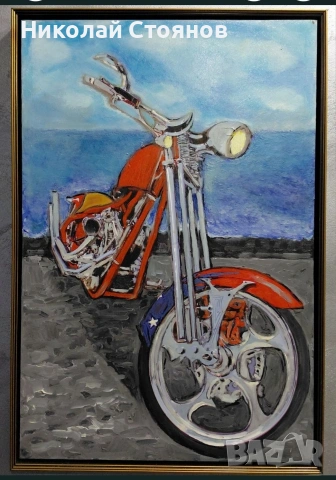 Картина мотор маслена, снимка 3 - Картини - 54233981