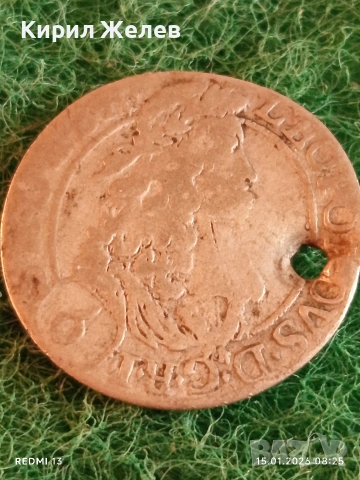 Сребърна монета 6 кройцера 1693г. Леополд първи Австрия за КОЛЕКЦИЯ 52903, снимка 9 - Нумизматика и бонистика - 53104372