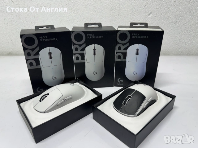 Мишка геймърска Logitech PRO X Superlight 2 / бяла