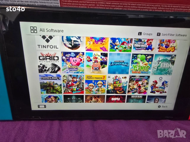 Nintendo Switch Хакнато 256 карта с много инсталирани игри , снимка 2 - Nintendo конзоли - 53902379