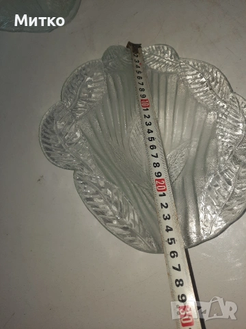 Стъклени орнаменти тип чашки с форма на листа за полилей, снимка 9 - Други - 53748844