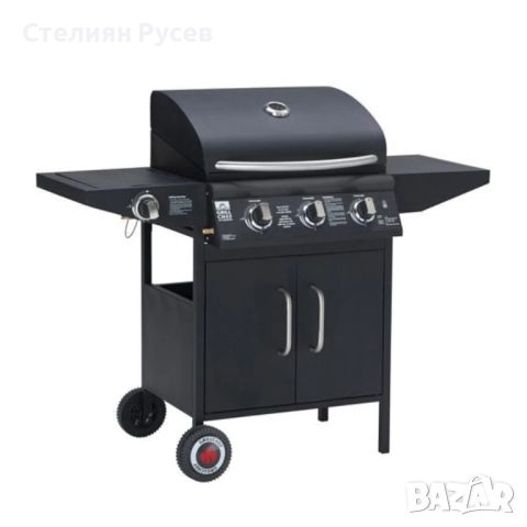 gas bbq Барбекю на газ GRILL CHEF, с 3 горелки Landmann газово барбекю + бутилка -цена 370 лв / Ново, снимка 2 - Барбекюта - 45858103