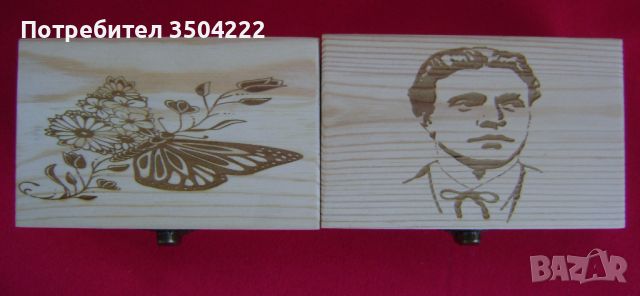 Лазерно гравирани дървени кутии за бижута, снимка 2 - Други - 45687903