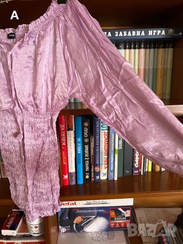 Дамска блуза естествена коприна, снимка 6 - Блузи с дълъг ръкав и пуловери - 45683573