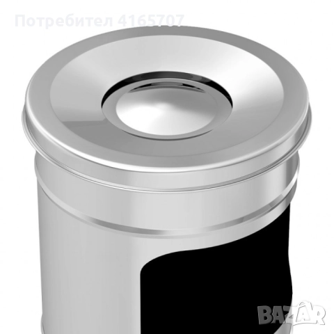 Пепелник колона Vinoks 763400, 22см./26см/28см., инокс, снимка 4 - Други стоки за дома - 52722348