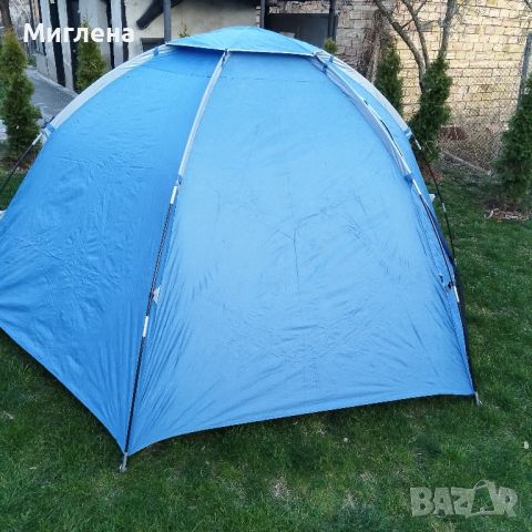 Шестоъгълна триместна двуслойна палатка, снимка 6 - Палатки - 45352543