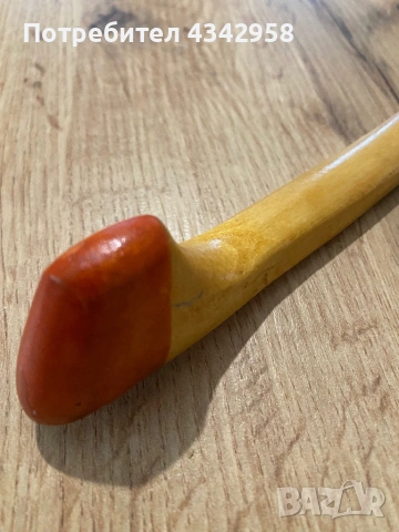 Винтидж дървена декоративна лъжица – ръчно рисувана ., снимка 5 - Антикварни и старинни предмети - 53177717