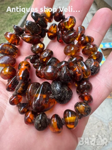 Кехлибарено колие №7054, снимка 11 - Колиета, медальони, синджири - 50694205