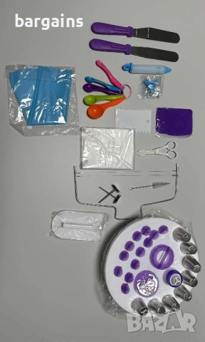 Комплект за декориране на торта, снимка 3 - Форми - 52068644