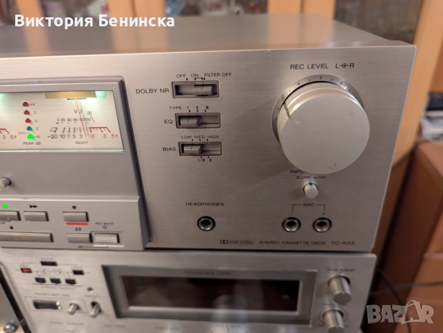 Sony TC K 55, снимка 2 - Ресийвъри, усилватели, смесителни пултове - 52817766
