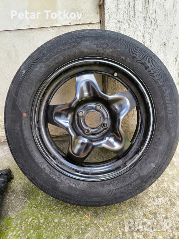 16 цола желязна джанта с гума за Дачия Сандеро 3 , снимка 5 - Гуми и джанти - 54236904