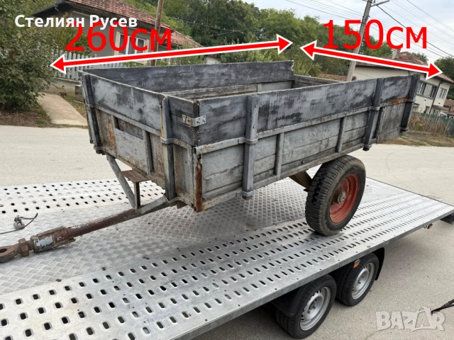 ремарке за селскостопанска техника 260/150см - БЕЗ документи 780лв или 398,81  евро -НЕ СЕ регистрир, снимка 2 - Ремаркета - 51972266